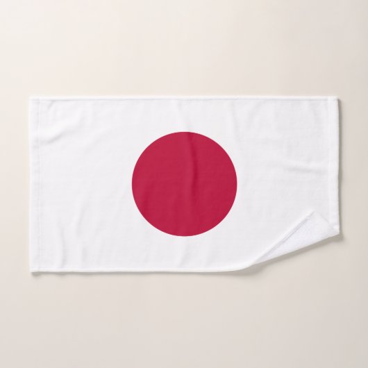 Drapeau du Japon (Serviette à main)