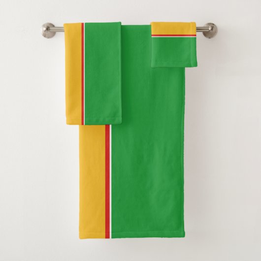 Drapeau du Karakalpakstan (En situation)