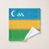 Drapeau du Karakalpakstan (Gant de toilette)