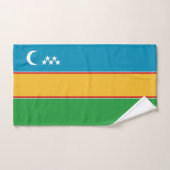 Drapeau du Karakalpakstan (Serviette à main)