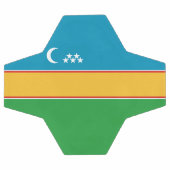 Drapeau du Karakalpakstan (Plat)