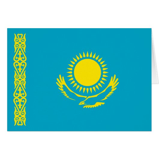 Drapeau du Kazakhstan (Devant horizontal)