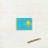 Drapeau du Kazakhstan Post-it® Notes (Sur un bureau)