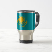 Drapeau du Kazakhstan Voyage / Mug de navette (Devant droit)