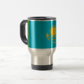 Drapeau du Kazakhstan Voyage / Mug de navette (Devant gauche)