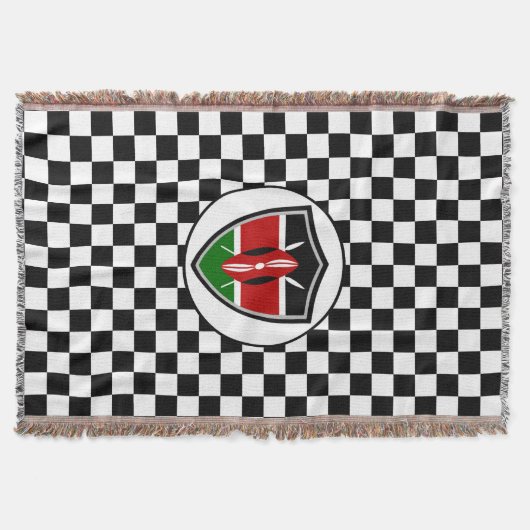 Drapeau du Kenya jetez une couverture (Devant)