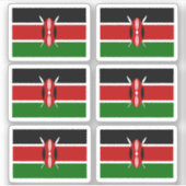 Drapeau du Kenya - une collection Sticker (Devant)