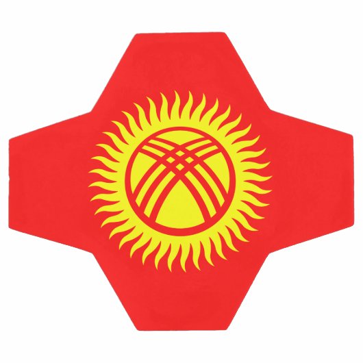 Drapeau du Kirghizistan (Plat)