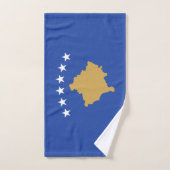 Drapeau du Kosovo (Serviette à main)