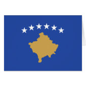 Drapeau du Kosovo (Devant horizontal)