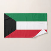 Drapeau du Koweït (Serviette à main)