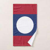 Drapeau du Laos (Serviette à main)