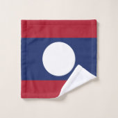 Drapeau du Laos (Gant de toilette)