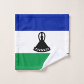 Drapeau du Lesotho (Gant de toilette)
