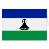 Drapeau du Lesotho (Devant horizontal)
