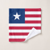 Drapeau du Liberia (Gant de toilette)
