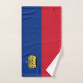 Drapeau du Liechtenstein (Serviette à main)