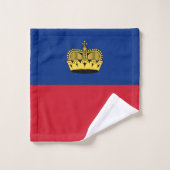 Drapeau du Liechtenstein (Gant de toilette)