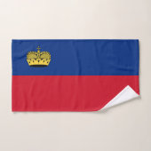 Drapeau du Liechtenstein (Serviette à main)