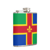 Drapeau du Lincolnshire Flacon de hanche (Droite)