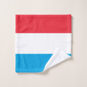 Drapeau du Luxembourg (Gant de toilette)