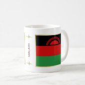 Drapeau du Malawi + Tasse de carte (Devant droit)