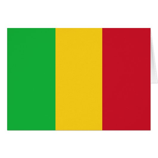 Drapeau du Mali (Devant horizontal)