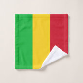 Drapeau du Mali (Gant de toilette)