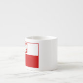 Drapeau du manteau de la Pologne des tasses de (Devant)