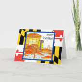 Drapeau du Maryland et carte de mariage faite sur (Devant)