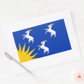 Drapeau du Merionethshire Sticker rectangulaire (Enveloppe)
