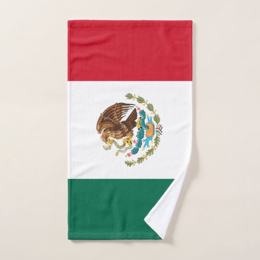 Drapeau du Mexique (Serviette à main)