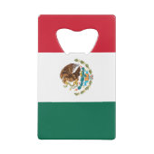 Drapeau du Mexique Carte de crédit Bottle Opener (Dos)