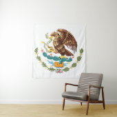 Drapeau du Mexique Tapisserie (En situation)