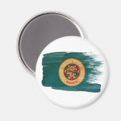 Drapeau du Minnesota Magnets (Recto/Verso)
