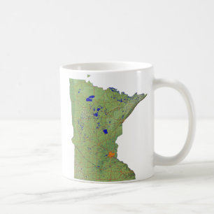 Drapeau du Minnesotan + Mug Carte