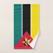 Drapeau du Mozambique (Serviette à main)