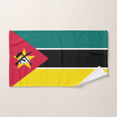 Drapeau du Mozambique (Serviette à main)