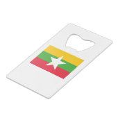 Drapeau du Myanmar (Devant Angle)