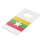 Drapeau du Myanmar (Dos Angle)