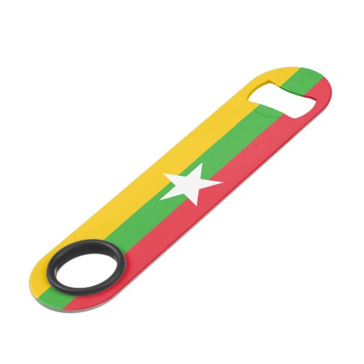 Drapeau du Myanmar (Dos Angle)