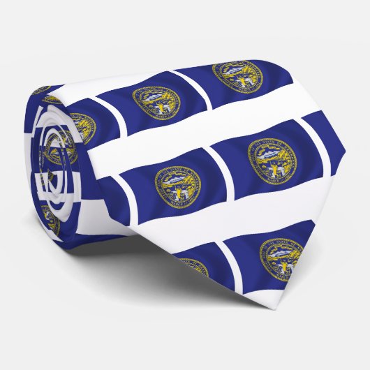 Drapeau du Nebraska Cravate (Roulé)