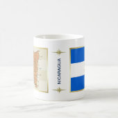 Drapeau du Nicaragua + Tasse de carte (Centre)