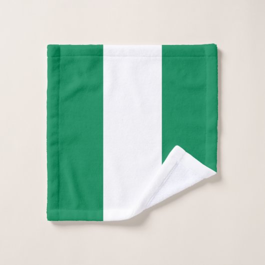 Drapeau du Nigéria (Gant de toilette)