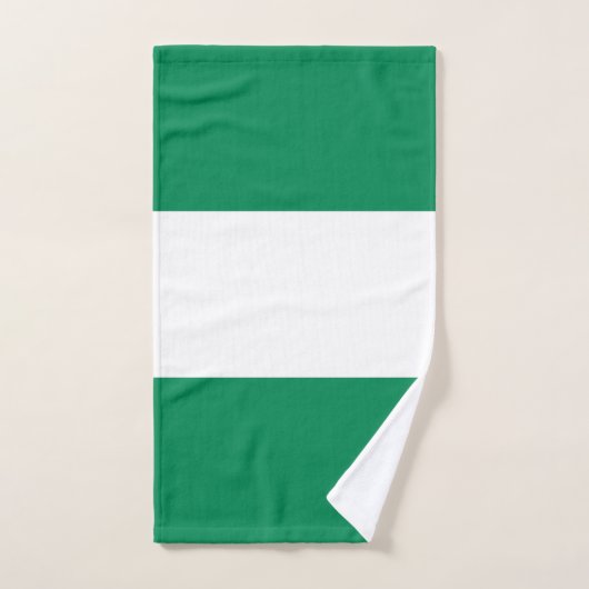 Drapeau du Nigéria (Serviette à main)