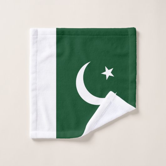 Drapeau du Pakistan (Gant de toilette)