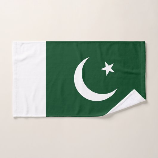 Drapeau du Pakistan (Serviette à main)