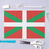 Drapeau du papier de soie de soie Basque de pays (Artisanat)