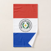 Drapeau du Paraguay (Serviette à main)