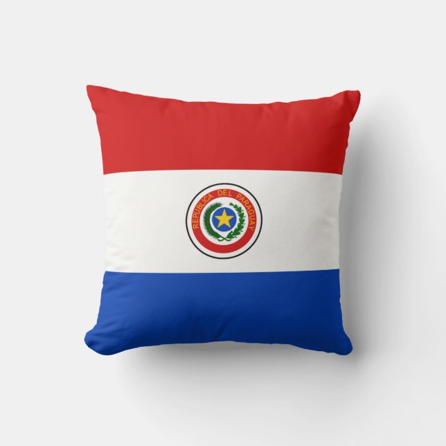 drapeau du Paraguay x Coussin drapeau (Recto)